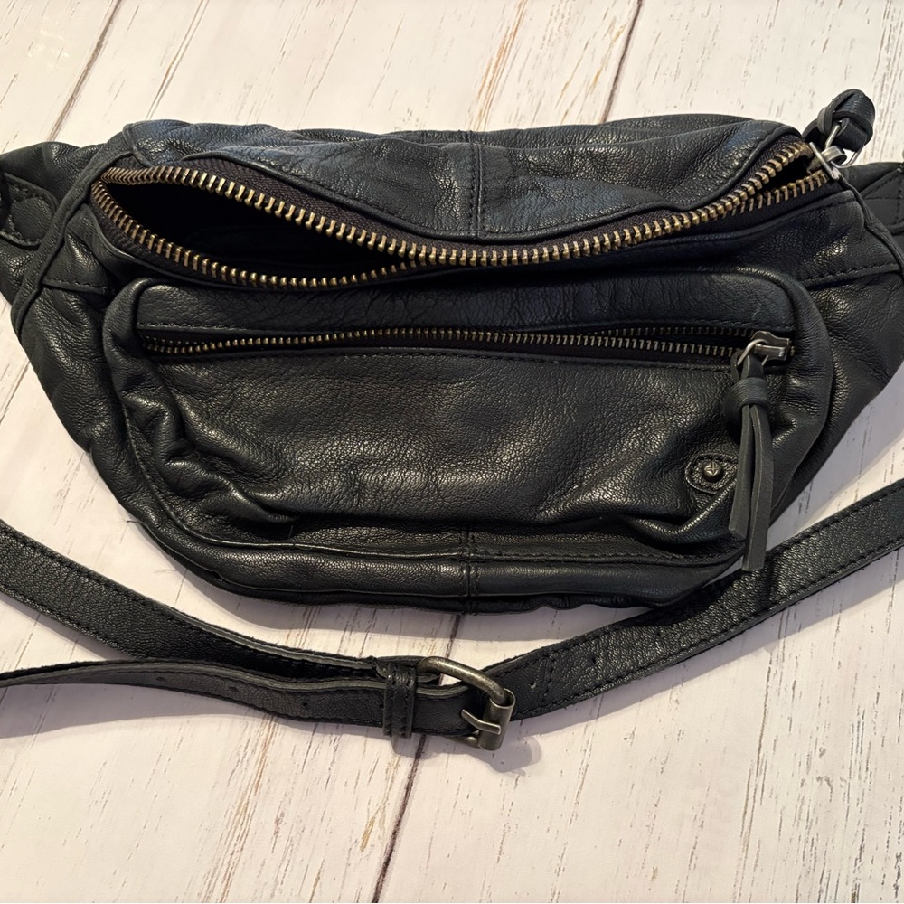 Free People Leather “Archer” Sling Bag